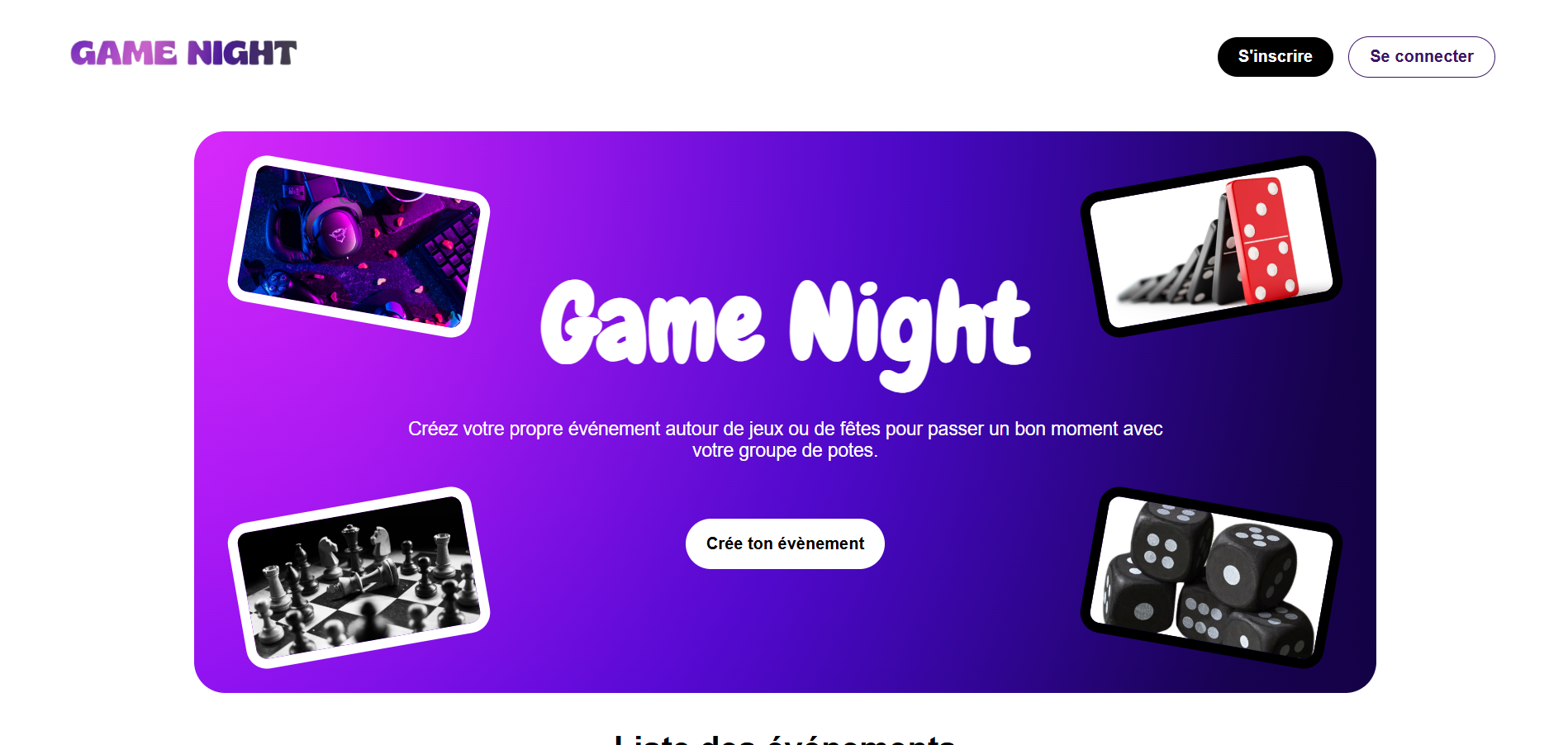 Projet Game Night